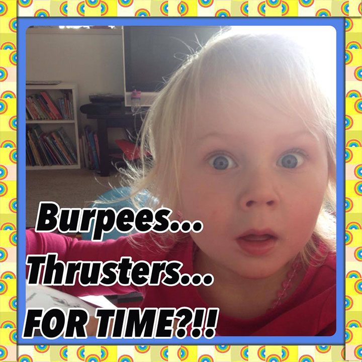 14.5 Thrusters and Burpees